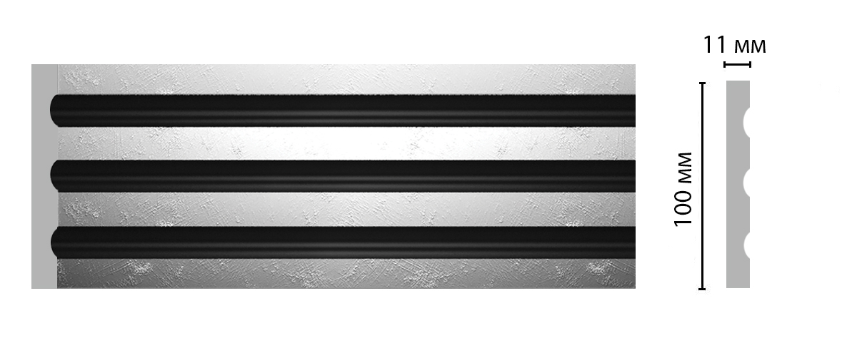 Пилястра DECOMASTER D201-63 ШК/20 (100*11*2400мм)