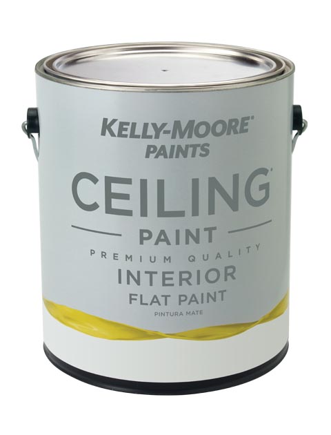 Краска ультраматовая для потолков KELLY-MOORE Ceiling Paint (цвет: ultra white, flat), банка 3,78 л 