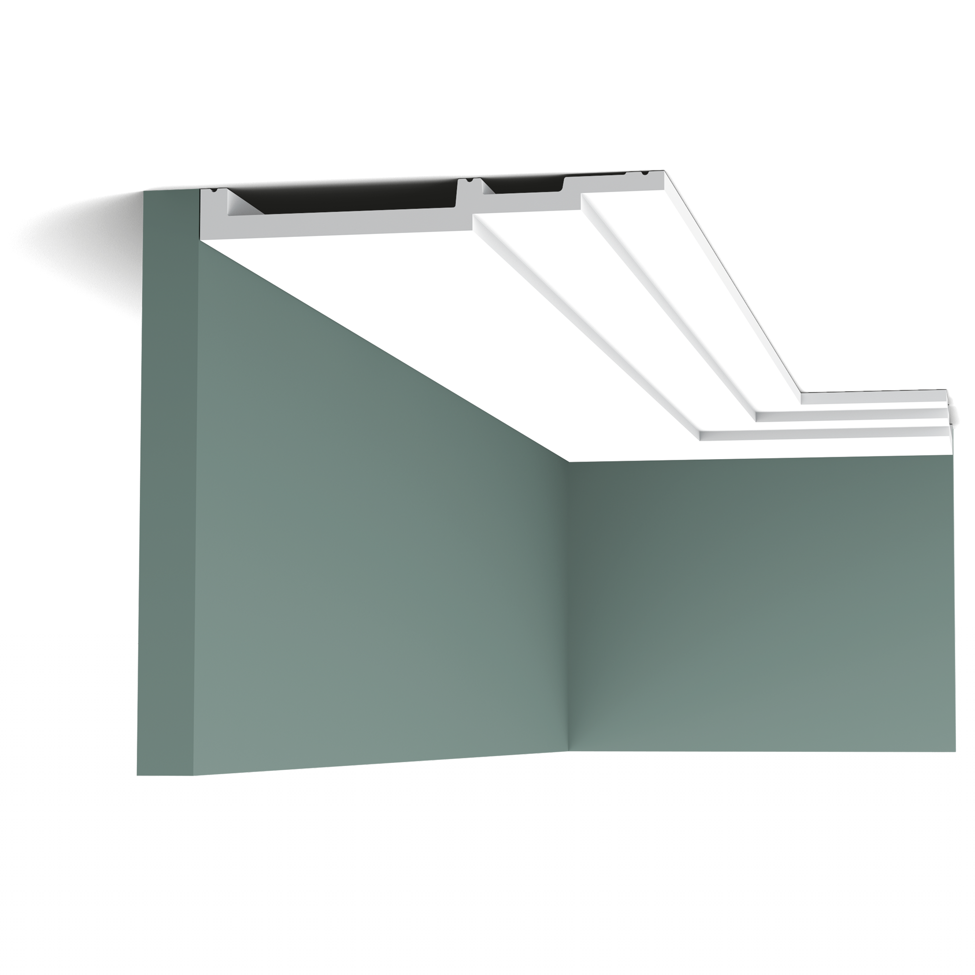 Карниз потолочный SX181 HIGH LINE из полиуретана Orac Décor