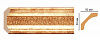 Плинтус потолочный DECOMASTER 167-126 (48*48*2400мм)
